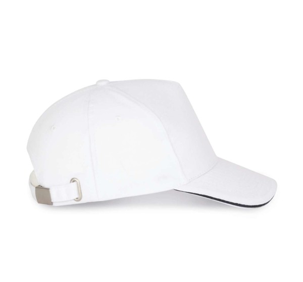 SANDWICH PEAK CAP - 5 PANELS Fehér 