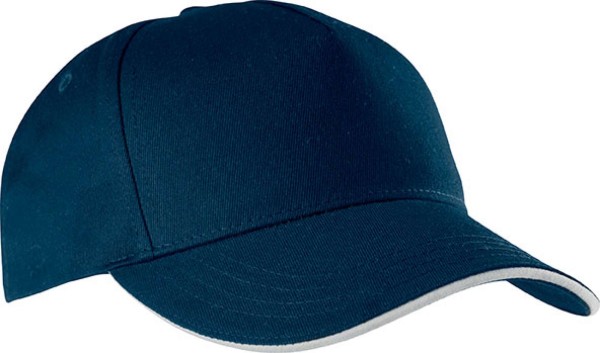 SANDWICH PEAK CAP - 5 PANELS Kék 
