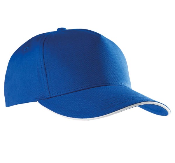 SANDWICH PEAK CAP - 5 PANELS Kék 
