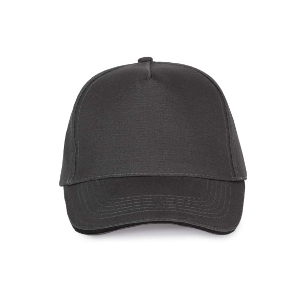 SANDWICH PEAK CAP - 5 PANELS Szürke 