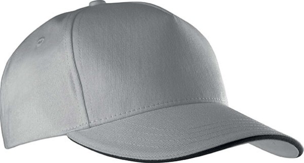 SANDWICH PEAK CAP - 5 PANELS Szürke 
