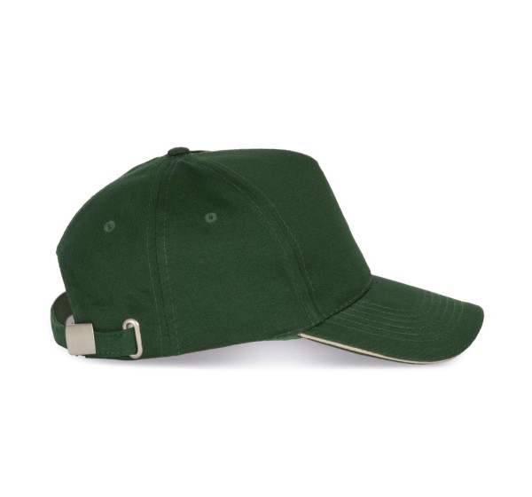 SANDWICH PEAK CAP - 5 PANELS Zöld 