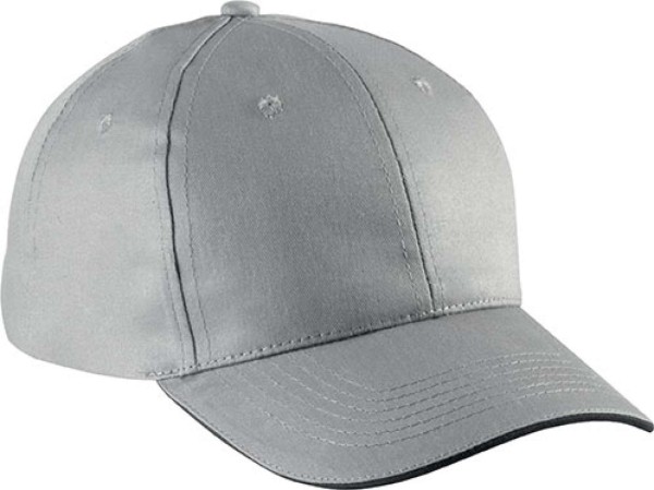 SANDWICH PEAK CAP - 6 PANELS Szürke 