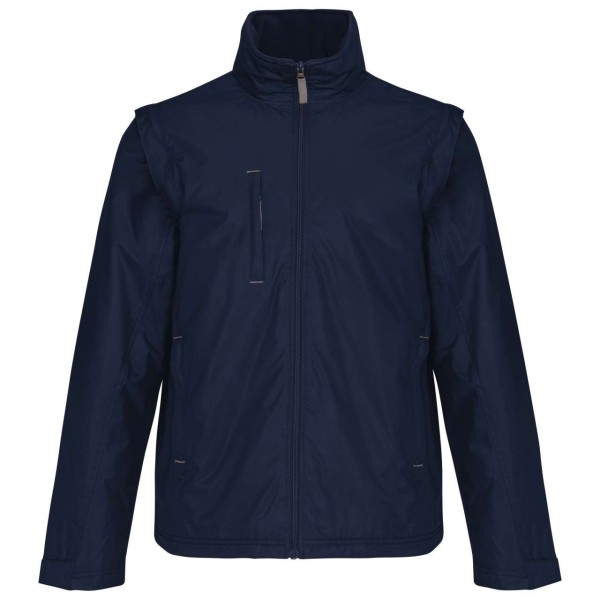 SCORE - DETACHABLE-SLEEVED BLOUSON JACKET Kék 