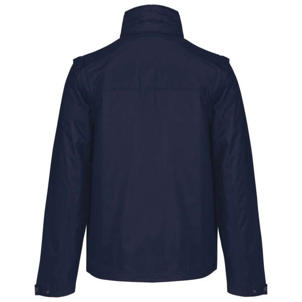 SCORE - DETACHABLE-SLEEVED BLOUSON JACKET Kék 