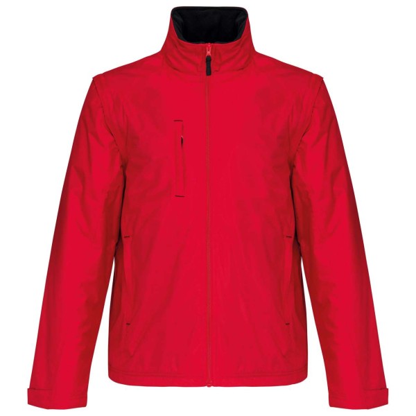 SCORE - DETACHABLE-SLEEVED BLOUSON JACKET Piros 
