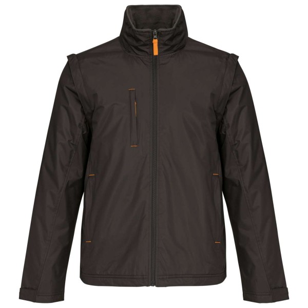SCORE - DETACHABLE-SLEEVED BLOUSON JACKET Szürke 