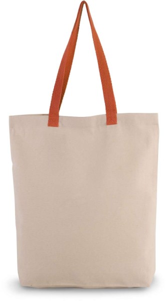 SHOPPER BAG WITH GUSSET AND CONTRAST COLOUR HANDLE Barna 