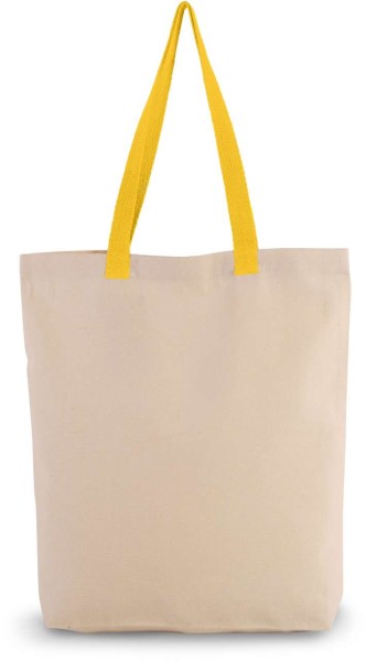 SHOPPER BAG WITH GUSSET AND CONTRAST COLOUR HANDLE Barna 