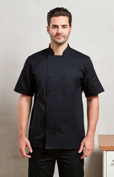SHORT SLEEVE CHEF'S JACKET Fehér 