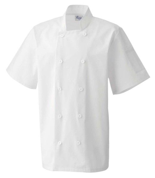 SHORT SLEEVE CHEF'S JACKET Fehér 