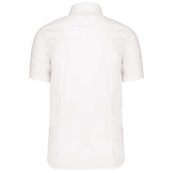 SHORT-SLEEVED COTTON/ELASTANE SHIRT Fehér 