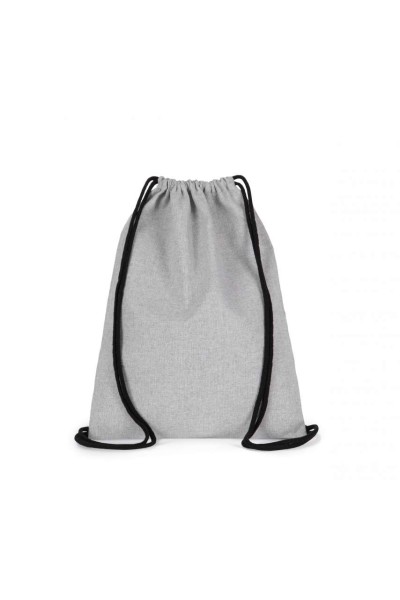 SMALL RECYCLED BACKPACK WITH DRAWSTRING Szürke 