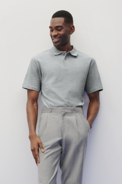 SOFTSTYLE® ADULT DOUBLE PIQUÉ POLO Lila 