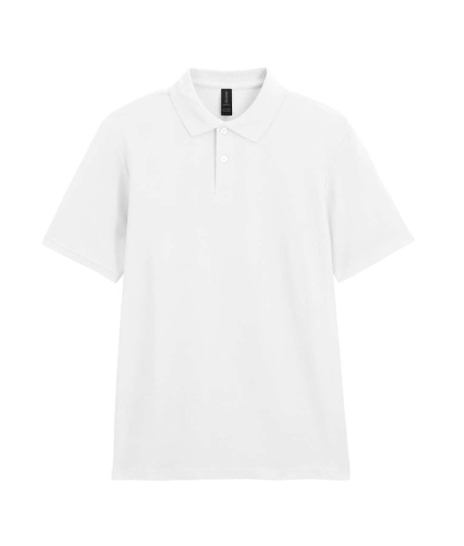 SOFTSTYLE® ADULT DOUBLE PIQUÉ POLO Fehér 