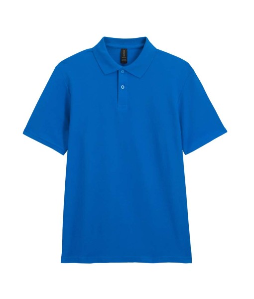 SOFTSTYLE® ADULT DOUBLE PIQUÉ POLO Kék 