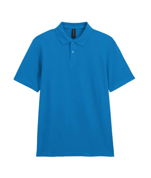 SOFTSTYLE® ADULT DOUBLE PIQUÉ POLO Kék 