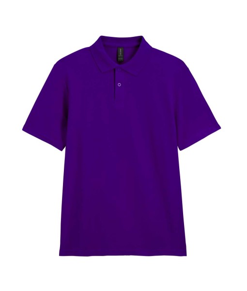 SOFTSTYLE® ADULT DOUBLE PIQUÉ POLO Lila 