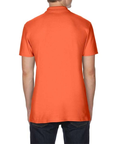 SOFTSTYLE® ADULT DOUBLE PIQUÉ POLO Narancssárga 