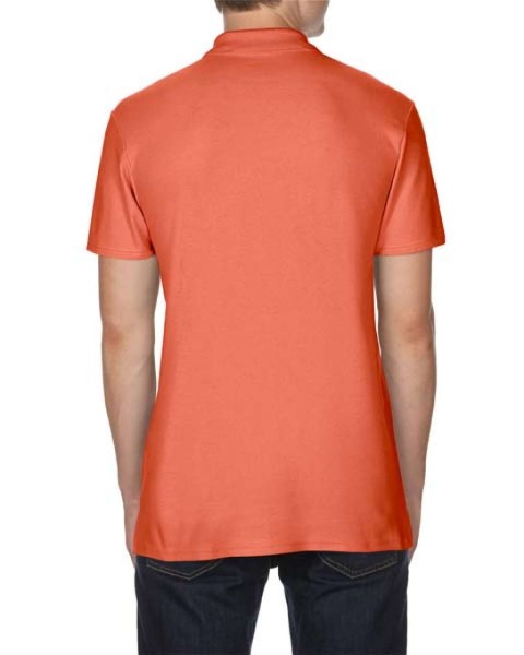 SOFTSTYLE® ADULT DOUBLE PIQUÉ POLO Rózsaszín 