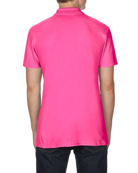 SOFTSTYLE® ADULT DOUBLE PIQUÉ POLO Rózsaszín 