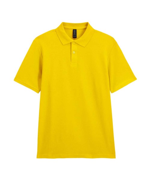 SOFTSTYLE® ADULT DOUBLE PIQUÉ POLO Sárga 