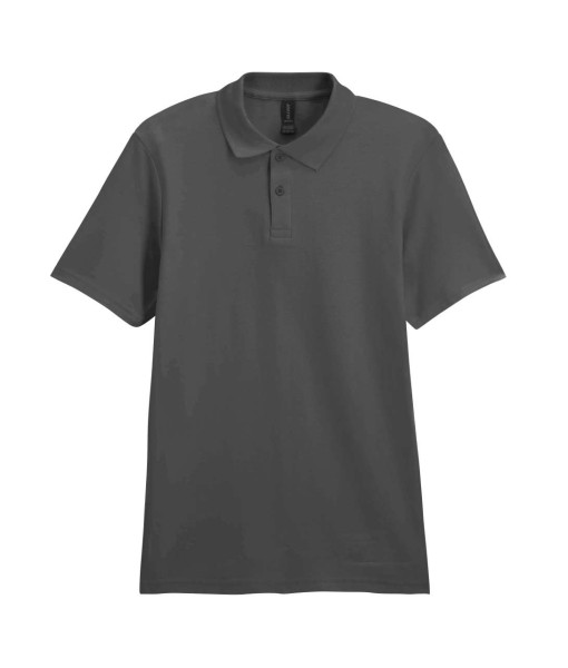 SOFTSTYLE® ADULT DOUBLE PIQUÉ POLO Szürke 