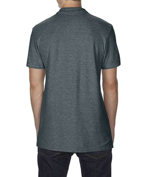 SOFTSTYLE® ADULT DOUBLE PIQUÉ POLO Szürke 