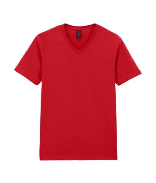 SOFTSTYLE® FELNŐTT V-NYAKÚ PÓLÓ Piros 