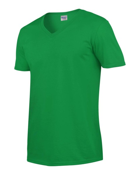 SOFTSTYLE® FELNŐTT V-NYAKÚ PÓLÓ Zöld 