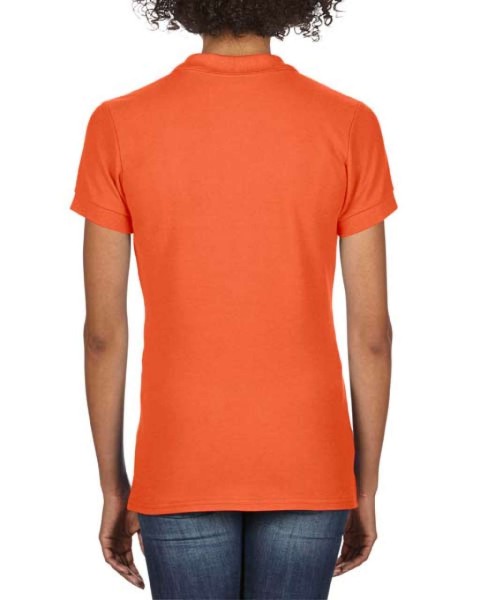 SOFTSTYLE® LADIES' DOUBLE PIQUÉ POLO Narancssárga 