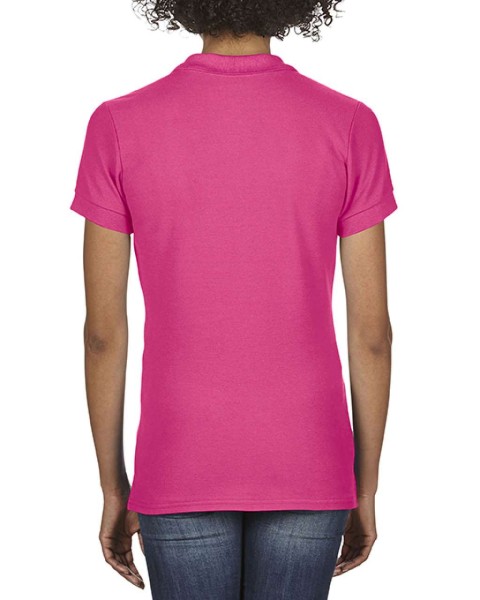 SOFTSTYLE® LADIES' DOUBLE PIQUÉ POLO Rózsaszín 