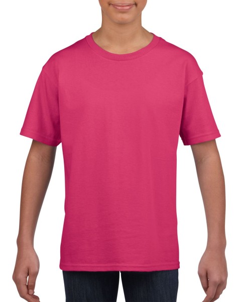 SOFTSTYLE® YOUTH T-SHIRT Rózsaszín 