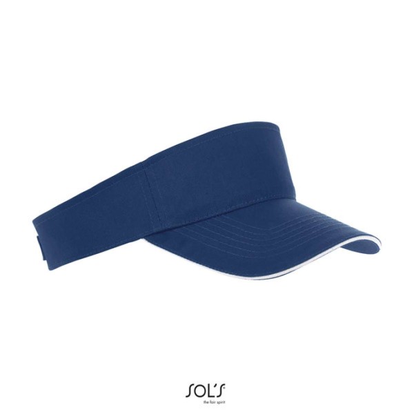 SOL'S ACE - UNISEX VISOR Kék 