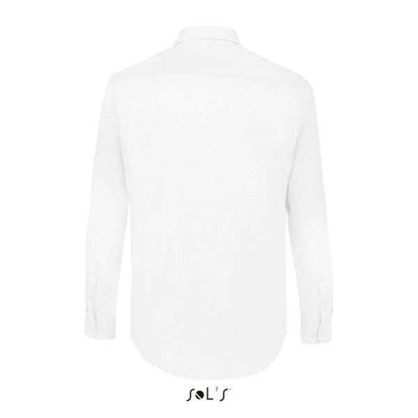 SOL'S BOSTON FIT - LONG SLEEVE OXFORD MEN'S SHIRT Fehér 