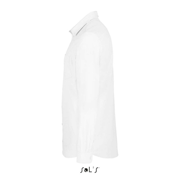 SOL'S BOSTON FIT - LONG SLEEVE OXFORD MEN'S SHIRT Fehér 