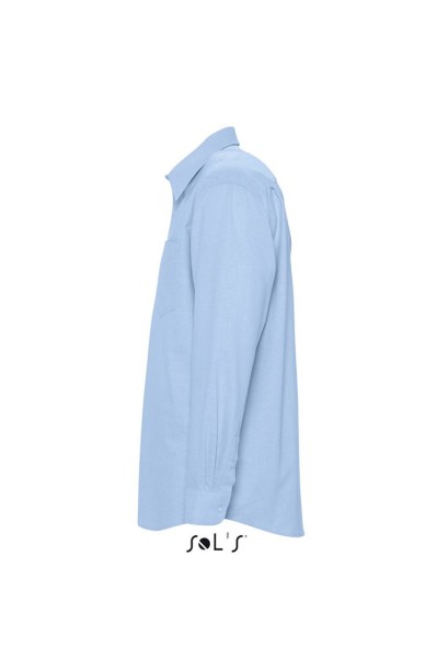 SOL'S BOSTON - LONG SLEEVE OXFORD MEN'S SHIRT Kék 
