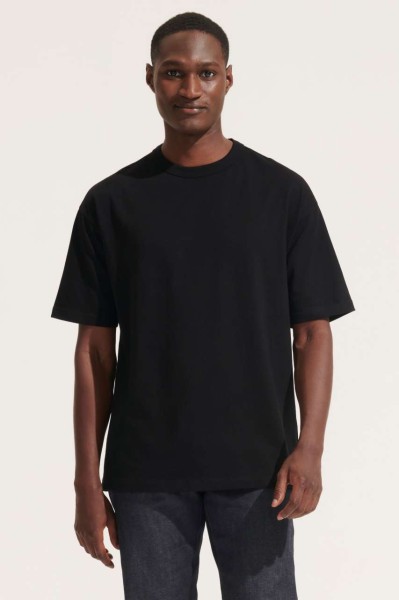 SOL'S BOXY MEN'S OVERSIZED T-SHIRT Fekete 