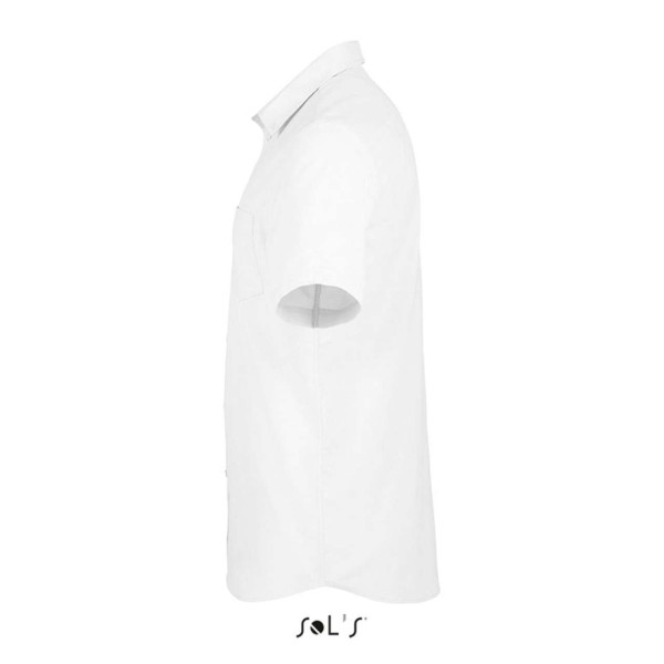 SOL'S BRISBANE FIT - SHORT SLEEVE OXFORD MEN'S SHIRT Fehér 