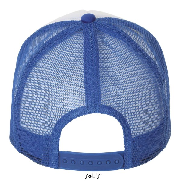 SOL'S BUBBLE - FIVE PANEL MESH CAP Fehér 
