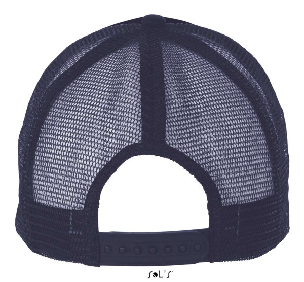 SOL'S BUBBLE - FIVE PANEL MESH CAP Kék 