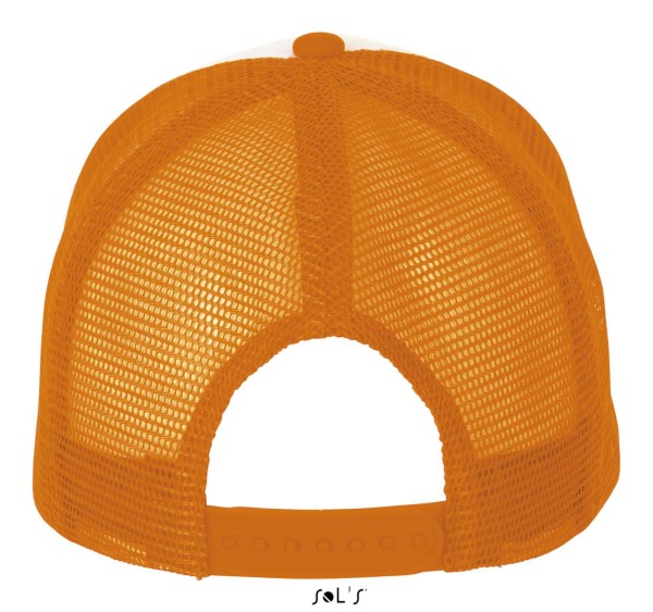 SOL'S BUBBLE - FIVE PANEL MESH CAP Narancssárga 
