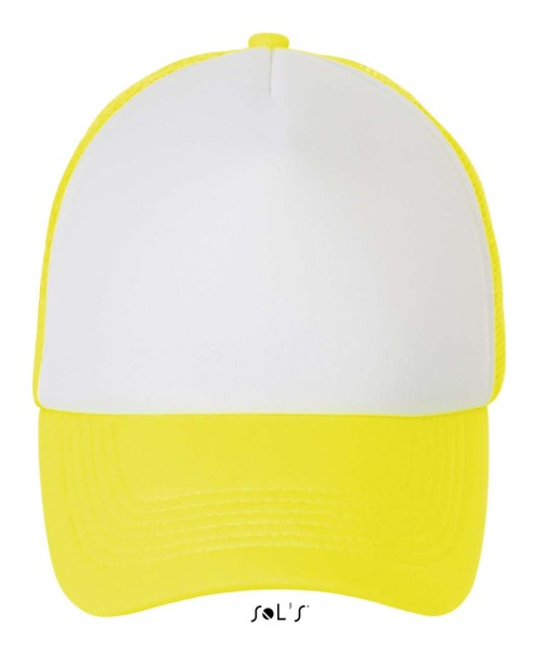 SOL'S BUBBLE - FIVE PANEL MESH CAP Sárga 