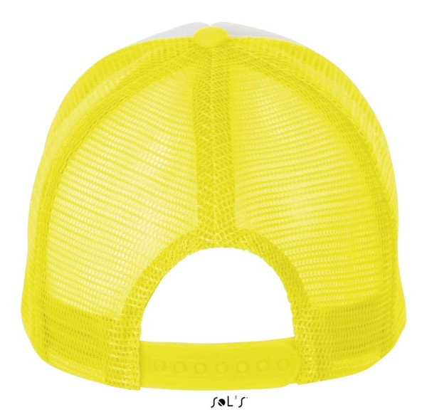 SOL'S BUBBLE - FIVE PANEL MESH CAP Sárga 