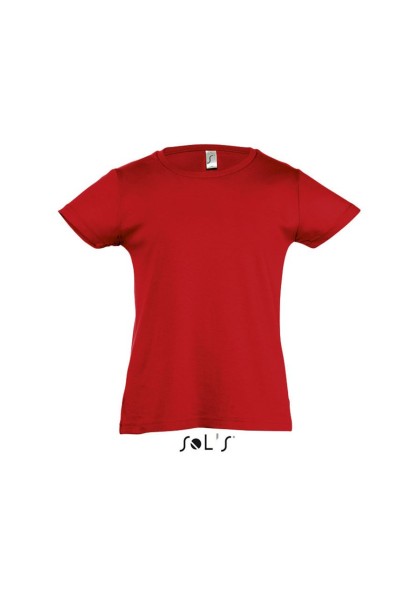 SOL'S CHERRY - GIRLS' T-SHIRT Piros 