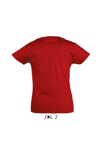 SOL'S CHERRY - GIRLS' T-SHIRT Piros 
