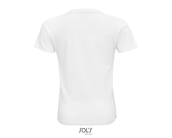 SOL'S CRUSADER KIDS' - ROUND-NECK FITTED JERSEY T-SHIRT Fehér 