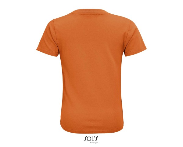 SOL'S CRUSADER KIDS' - ROUND-NECK FITTED JERSEY T-SHIRT Narancssárga 