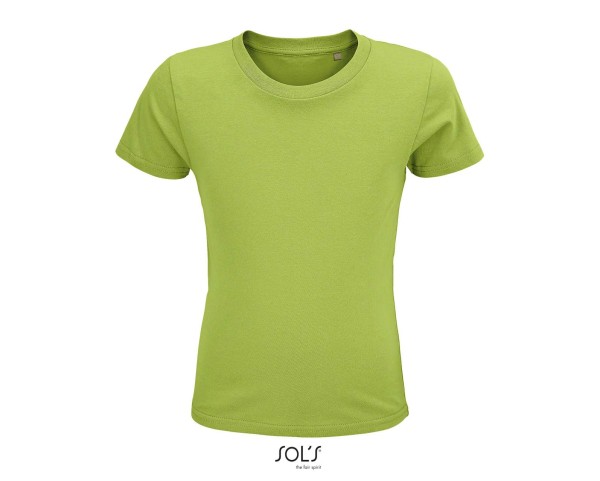 SOL'S CRUSADER KIDS' - ROUND-NECK FITTED JERSEY T-SHIRT Zöld 