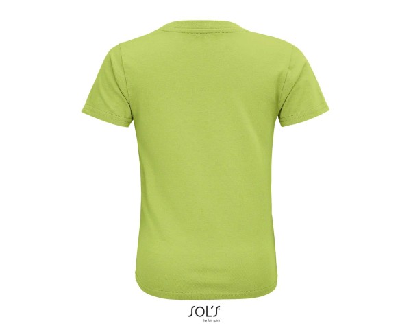 SOL'S CRUSADER KIDS' - ROUND-NECK FITTED JERSEY T-SHIRT Zöld 